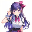 © てんぷら - アニメ調の美少女の切り抜き用素材