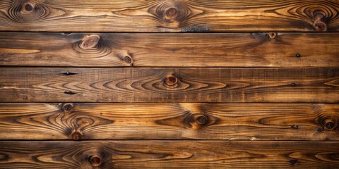 Aufkleber - Rustic Brown Wooden Planks Background Texture for Design Projects
