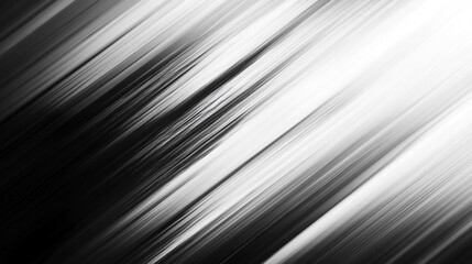 Poster - Abstract black and white lines create a dynamic visual effect in modern art