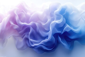 Poster - A close-up shot of vibrant purple and blue fabric textures