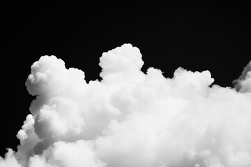 Poster - A monochrome image of an airplane soaring through the sky, perfect for use in designs about transportation, travel or freedom