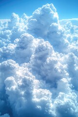 Aufkleber - View of clouds through an airplane window