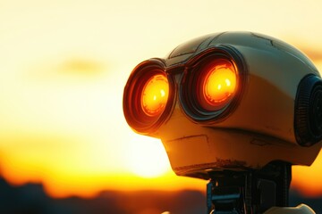 Poster - A close-up view of a light source mounted on a tripod, suitable for photography or videography projects