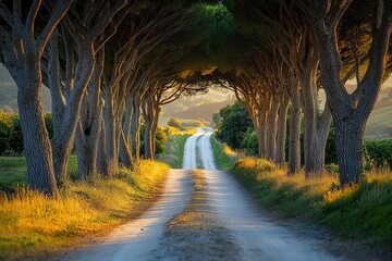 Poster - A rural path surrounded by nature