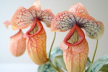 Poster - A close-up shot of various flowers arranged in a decorative vase
