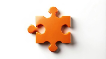 Poster - Almost Complete Puzzle Piece A Symbol of Teamwork and Unity