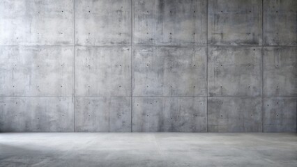 Aufkleber - Empty Industrial Room with Concrete Wall and Floor