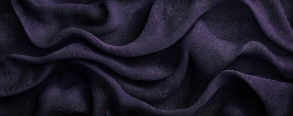 Poster - A dark textured poster header with a noisy color gradient banner and a purple grainy background.