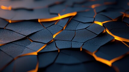 Poster - Crisscrossing glowing lines texture abstract design digital art dark background close-up visual depth
