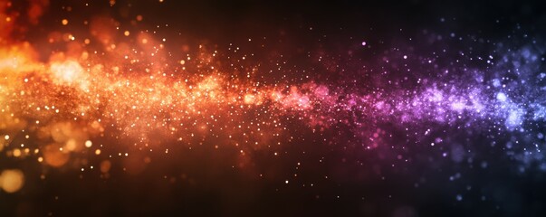 Wall Mural - abstract colored firework background with free space for text