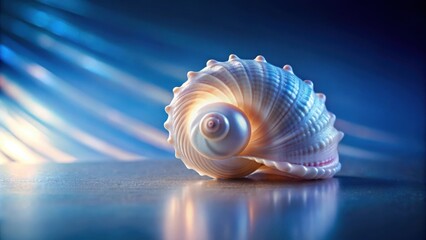 Poster - Seashell's Inner Glow A Captivating Study in Light and Texture