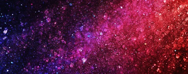 Wall Mural - abstract glowing noise texture background, purple red black grainy color gradient shape, vibrant ban