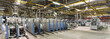 © industrieblick - modern machines for transportation in a large print shop for production of newspapers & magazines