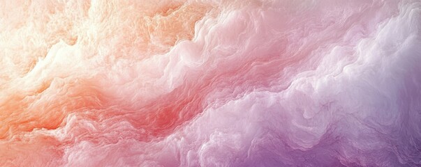 Wall Mural - an abstract cloud-like texture in pink, purple, and white hues, resembling a sunset, 4k photo.