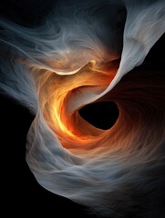 Poster - Dynamic abstract vortex of smoky glowing hues digital art mystical environment artistic perspective visual concept
