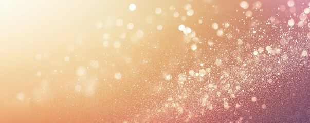 Wall Mural - beige bronze pink grainy gradient background pastel noise texture poster backdrop banner design, cop