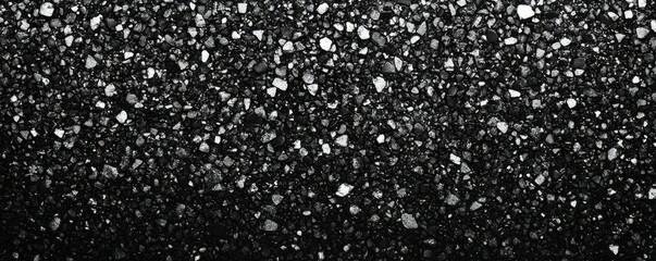 Wall Mural - black white gray grainy background, noise texture abstract monochrome banner, poster header cover ba