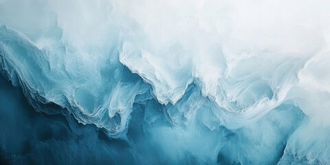Poster - Abstract Light Blue Watercolor Background in 8K High Resolution for Soft and Elegant Design