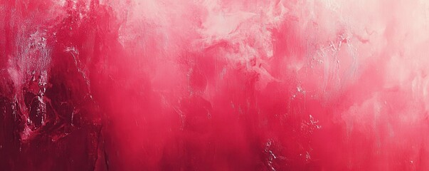 Poster - A red abstract background with a grainy texture, featuring a blurred color flow, suitable for banners, posters, or cover designs, with a noise effect.