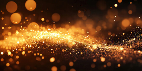 Poster - 3D Render of Abstract Particle Design Background in 8K for Futuristic and Digital Art Projects