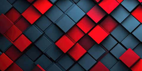 Poster - Blue and Red Wallpaper Background in 8K High Resolution, Bold and Dynamic for Modern Design Projects