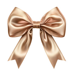 Wall Mural - elegant satin bow for decoration and gift wrapping isolated on transparent background