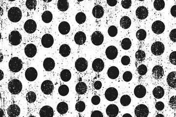 Grunge black and white distressed texture with dot halftone details for a vintage, worn-out look --ar 3:2 - Image #4 @Celeste