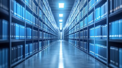Poster - a modern digital document management system concept for efficient file organization in a virtual lib