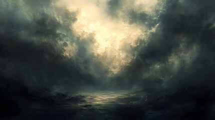 Wall Mural - dark clouds