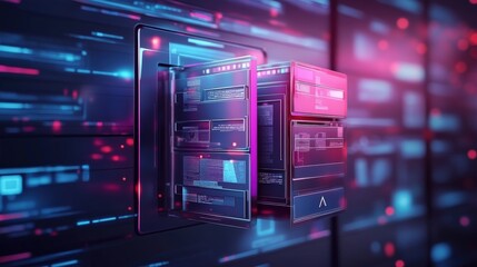 Poster - digital data management system for online file storage and organization with innovative technology i