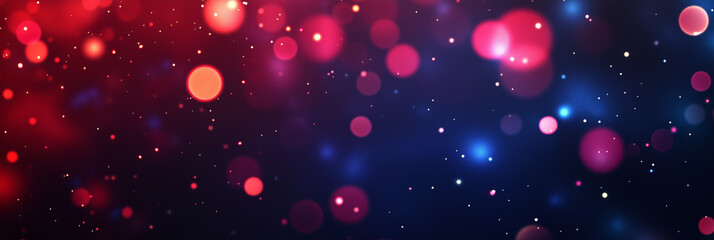 Wall Mural - abstract background with dark red, blue and gold particle. golden light shine particles bokeh on nav