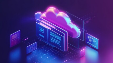 Poster - dynamic cloud storage solution for database management, online documentation, and efficient data acc