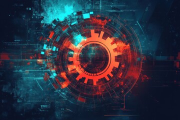 Poster - Innovation icon: essential element from digital transformation toolkit for templates, infographics, and versatile applications in creative projects