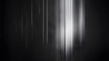 Poster - Abstract light streaks in dark background, ethereal glow creating a sense of depth, perfect for modern design themes.