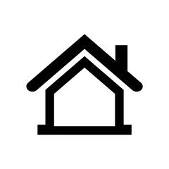 Sticker - Home icon on transparent background 