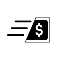 Sticker - Fast Cash Icon on transparent background 