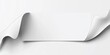 © ShStock - Blank Banner Template with Curled Edges White Background Minimalistic Design Suitable for Custom Text or Graphics Horizontal Orientation