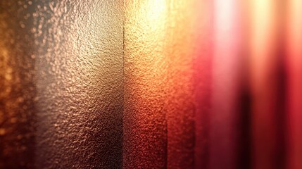 Poster - Elegant muted metallic gradient showcasing rose gold and soft tones in a captivating blend of colors that create a warm and inviting atmosphere