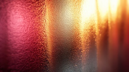 Poster - The muted metallic gradient featuring rose gold and gentle hues elegantly reflects light, crafting a captivating artistic display within a contemporary abstract decor environment