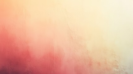 Poster - Soft gradient transitioning from muted peach to pastel yellow creates a tranquil background perfect for art and design projects, evoking warmth and serenity in any setting