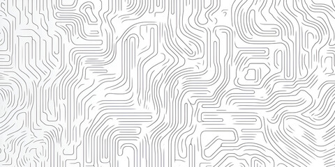 Poster - Abstract Circuit Board Pattern:  An intricate and seamless pattern resembling a circuit board, featuring a complex network of light gray lines creating a mesmerizing design.