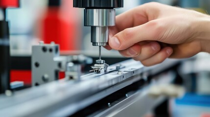 Poster - Precision Engineering Hand Operating Machining Tool in Industry