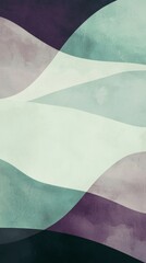 Aufkleber - Gentle waves of pastel sage green blend harmoniously, creating an inviting atmosphere perfect for relaxation and inspiration. This artwork adds a calming touch to any environment
