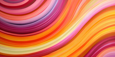 Poster - vibrant hues abstract: swirling, dynamic waves of rich, warm colors create an abstract masterpiece. 