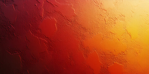 Poster - Fiery Abstract Texture: A captivating abstract texture featuring a vibrant gradient from deep red to warm orange, mimicking the flow of molten lava or the fiery hues of a sunset.