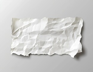 Poster - An isolated PNG file of a white torn piece of paper on a transparent background.
