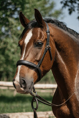 Wall Mural - portrait of a horse