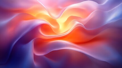 Wall Mural - Abstract swirling pastel colors.