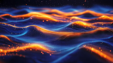 Wall Mural - science fiction wallpaper. beauty of deep space. colorful graphics for background, like water waves,