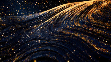 Wall Mural - space, close-up image of the starry night sky with generative ai. starbright. illustration